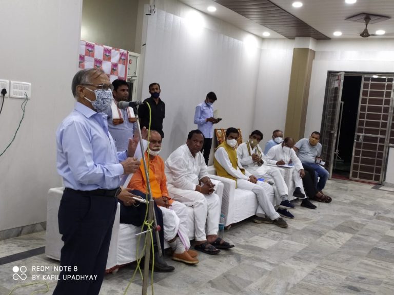 BJP चुनाव प्रबंधन और कोर कमेटी की बैठक संपन्न, इस तरह रही करैरा मंडल की बैठक