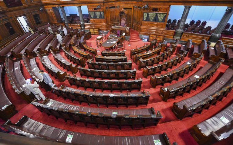 rajyasabha monsoon parliament ends 8 days