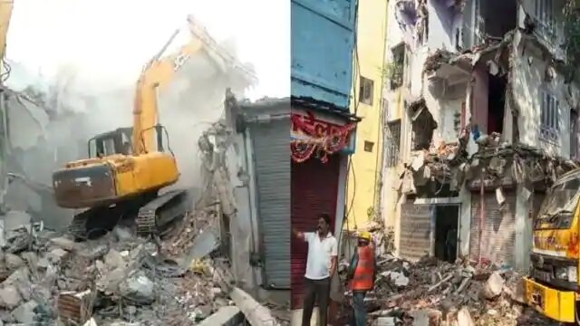 Bulldozer captured on the history sheet of Indore Anti Mafia