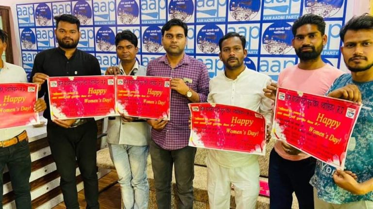 ग्वालियर में महिला दिवस के उपलक्ष्य में आप यूथ विंग ने शुरू किया महिला सुरक्षा अभियान