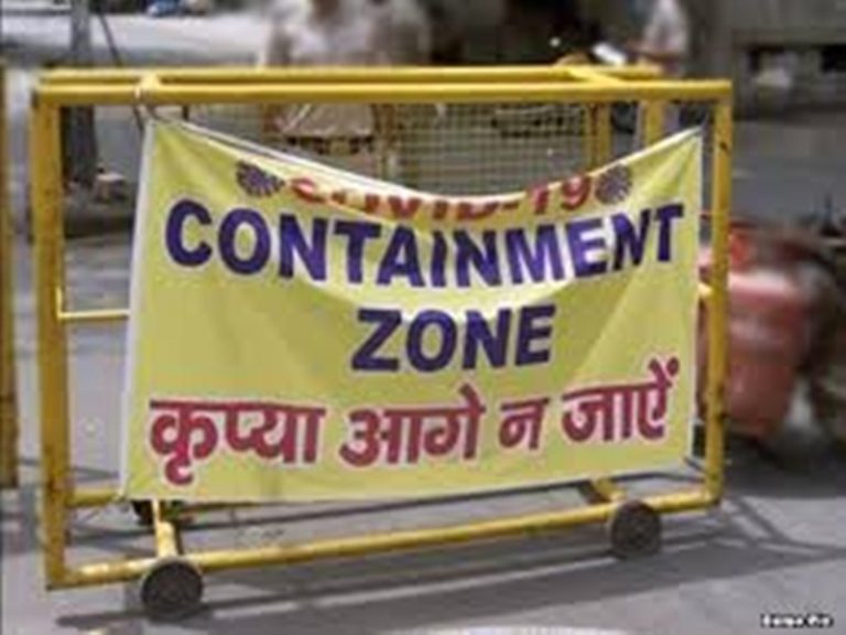 राजधानी के ये इलाके कंटेनमेंट जोन घोषित, यहीं हैं 1800 से अधिक कोरोना मरीज