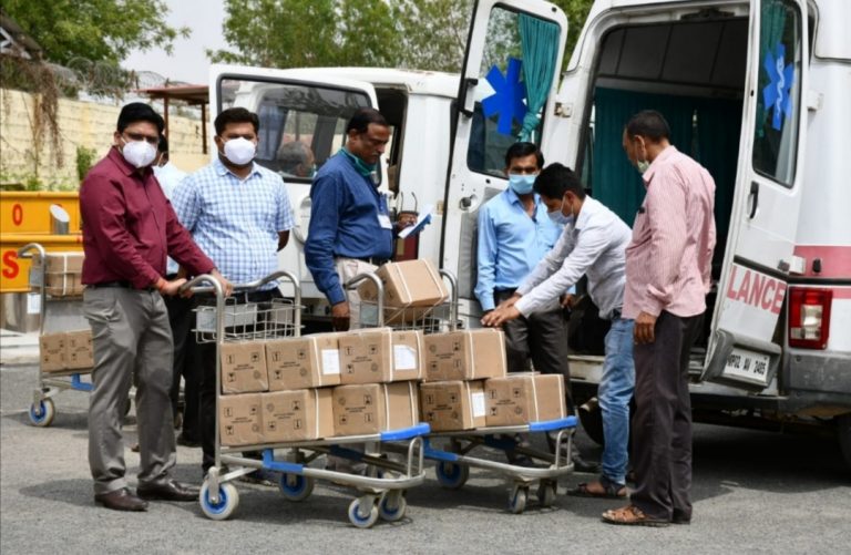कोरोना संक्रमित मरीजों के लिए  विमान से ग्वालियर पहुंचे 2400 रेमेडेसिविर इंजेक्शन