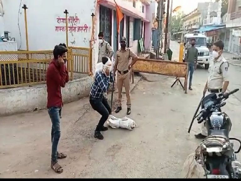 MP में विधायक के ड्राइवर को कोरोना कर्फ्यू का पालन कराना TI को पड़ा भारी