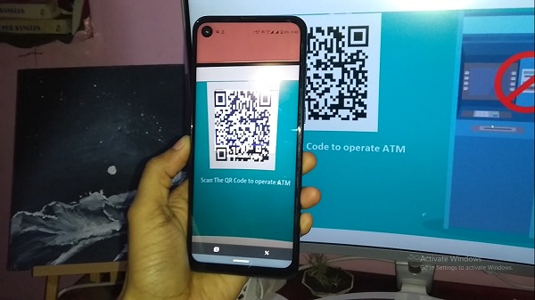 bhim app scan at atm