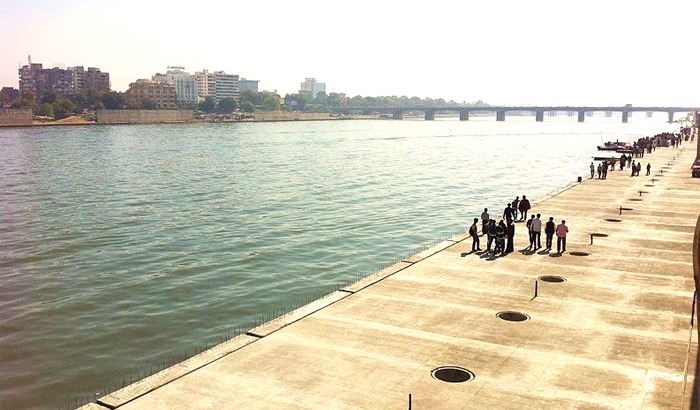 sabarmati river water corona positive