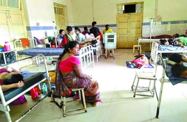 जूड़ा की हड़ताल ख़त्म होने पर ऐसा माहौल हुआ अस्पताल का