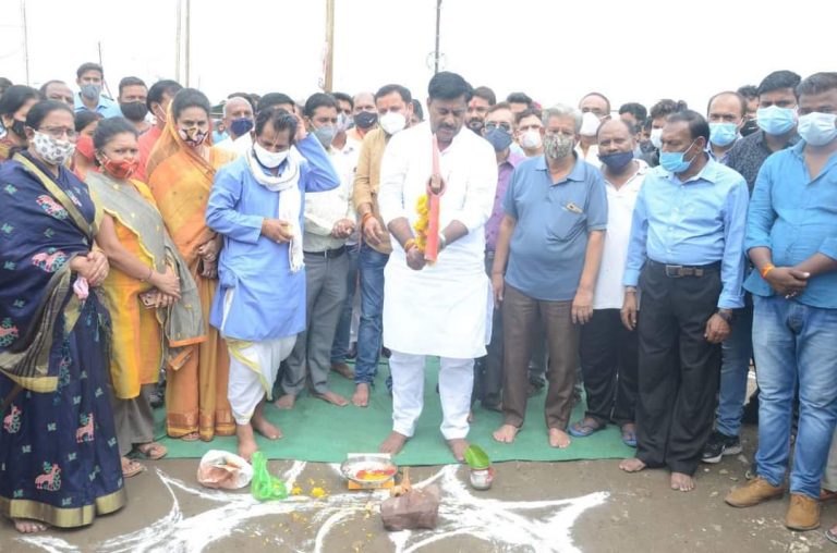 BJP विधायक रामेश्वर शर्मा ने किया भूमि पूजन ,कार सेवको के नाम से बनेगी राजधानी भोपाल में सड़क