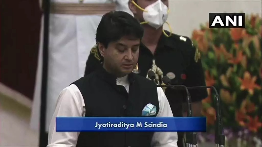 jyotiraditya scindia cabinet minister