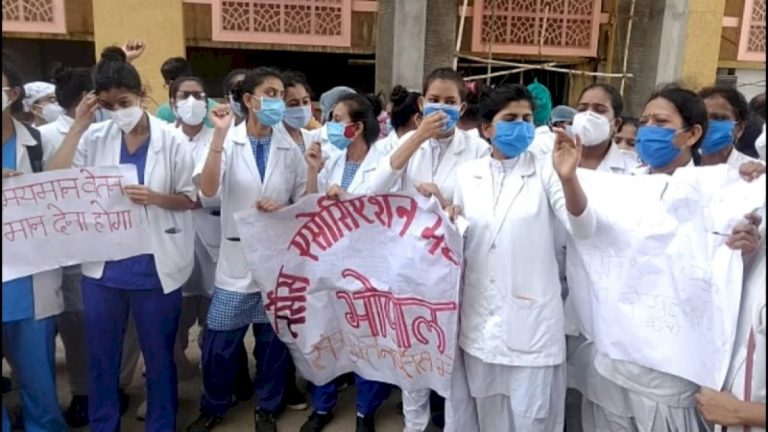 MP में  नर्सों की हड़ताल हुई अवैध घोषित, HC ने कहा- 24 घंटे में काम पर लौटें