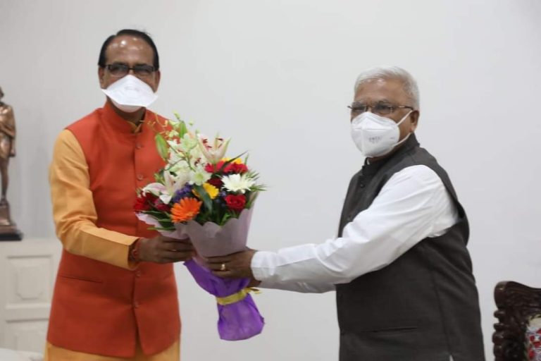 मुख्यमंत्री शिवराज सिंह चौहान की राज्यपाल से मुलाकात, इन मुद्दों पर हुई चर्चा