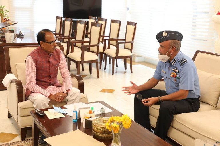 CM शिवराज ने वायु सेना के कमांडिंग इन चीफ से कही ये बड़ी बात