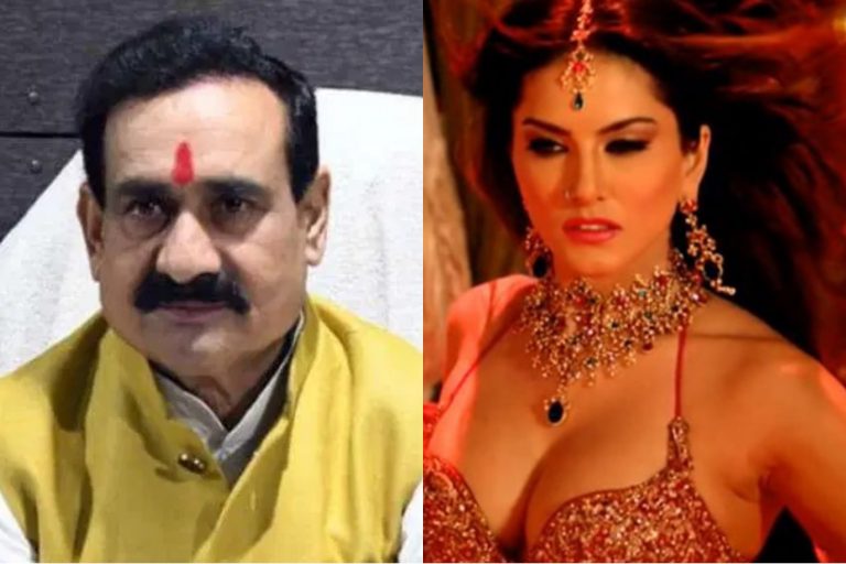 गृह मंत्री नरोत्तम मिश्रा की सनी लियोनी के इस गाने पर सख्त चेतावनी