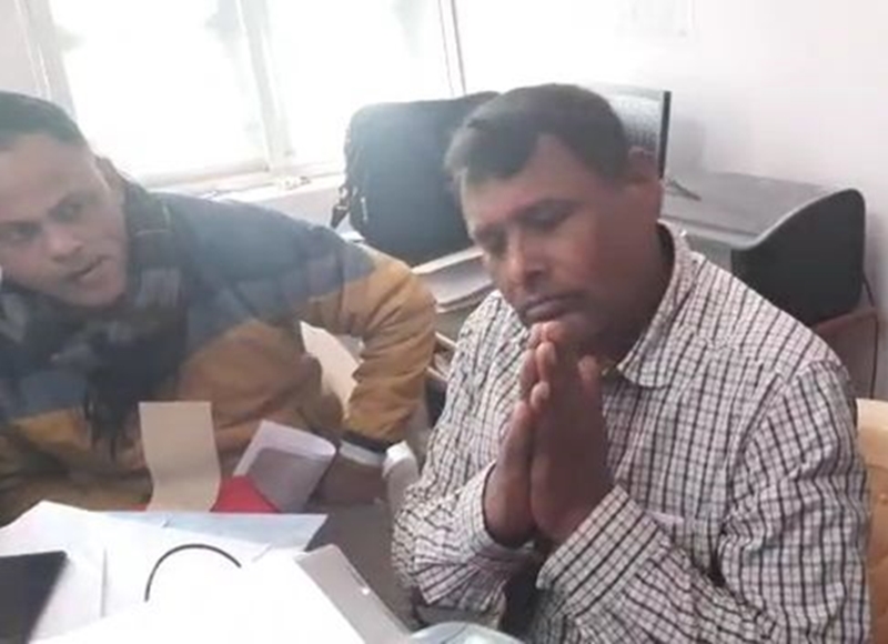 लोकायुक्त टीम की बड़ी कार्रवाई,पटवारी को रिश्वत लेते रंगे हाथों पकड़ा