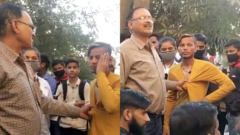 ग्वालियर में 10 साल की बच्ची को छेड़ने वाले मनचले भीड़ ने पीटा, देखिए वीडियो