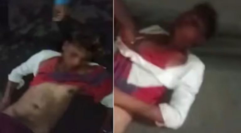 दस रुपये को लेकर युवक को तीन लोगों ने बेरहमी से पीटा