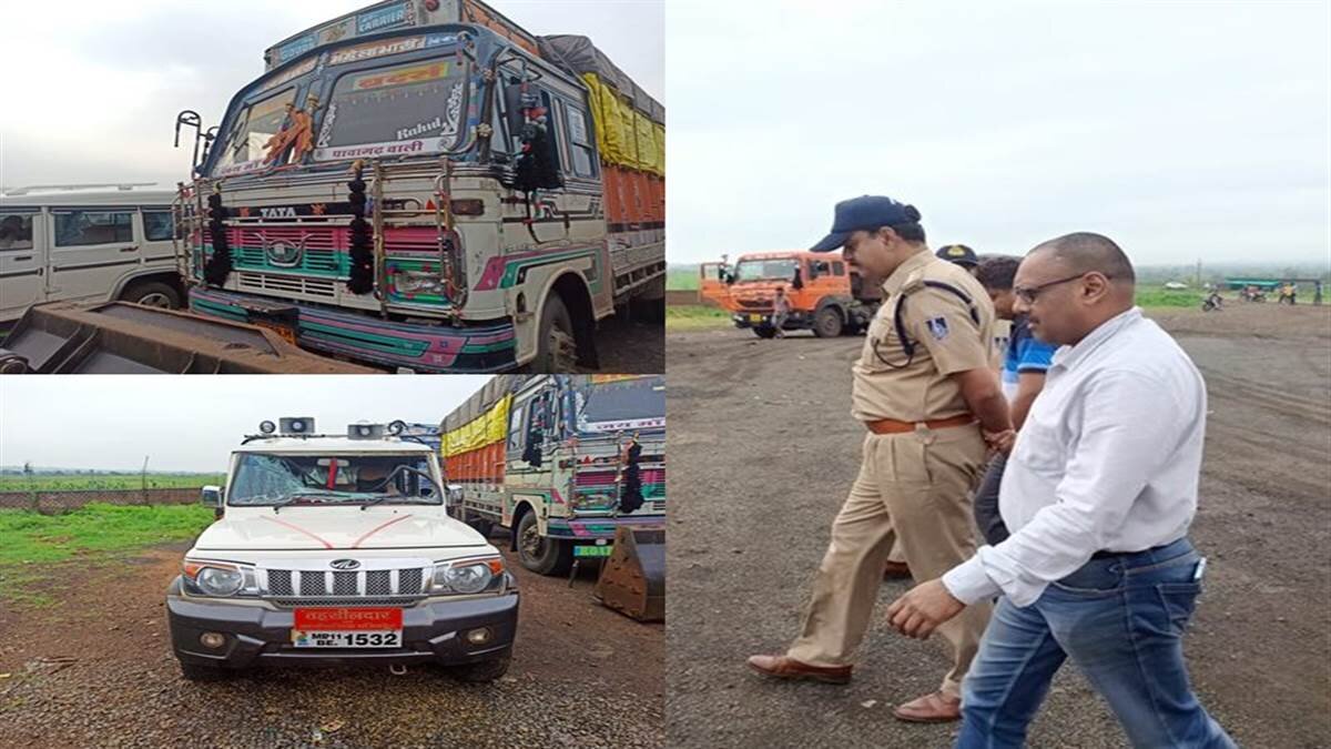 शराब से भरा ट्रक पकड़ने गए SDM और तहसीलदार के साथ हुई मारपीट