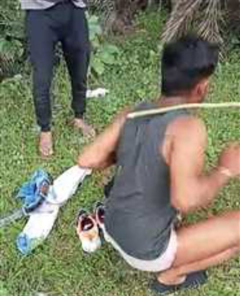 प्रेम प्रसंग के चलते प्रेमी की बेरहमी से डंडों से हुई पिटाई