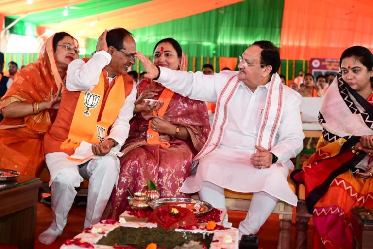 जेपी नड्डा ने पार्टी कार्यालय का भूमि पूजन कर कार्यकर्ताओं को दिया ये मंत्र