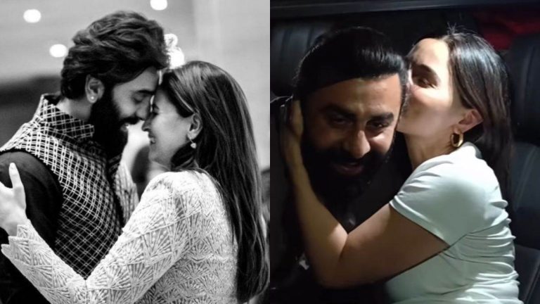 रोमांटिक हुईं आलिया भट्ट, लोगों के सामने कर दिया पति रणबीर कपूर को किस