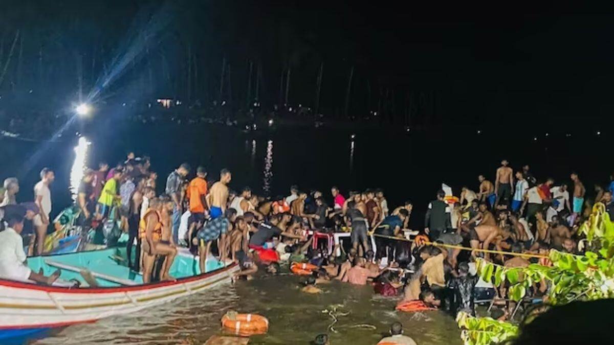 केरल हाउसबोट हादसे में 7 बच्चों समेत 22 लोगो की मौत