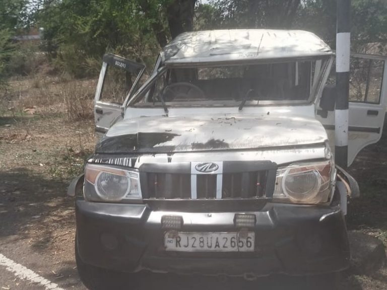 बारातियों से भरी बोलेरो पलटी, 8 लोग हुए घायल