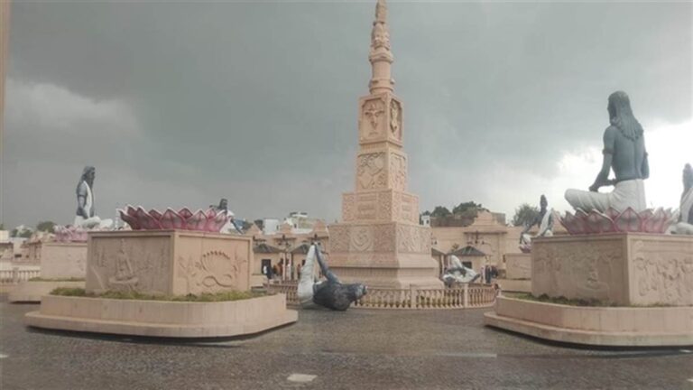 उज्जैन में महालोक में क्षतिग्रस्त हुई सप्तऋषियों की मूर्तियों की गुणवत्ता जांच एंप्री में होगी