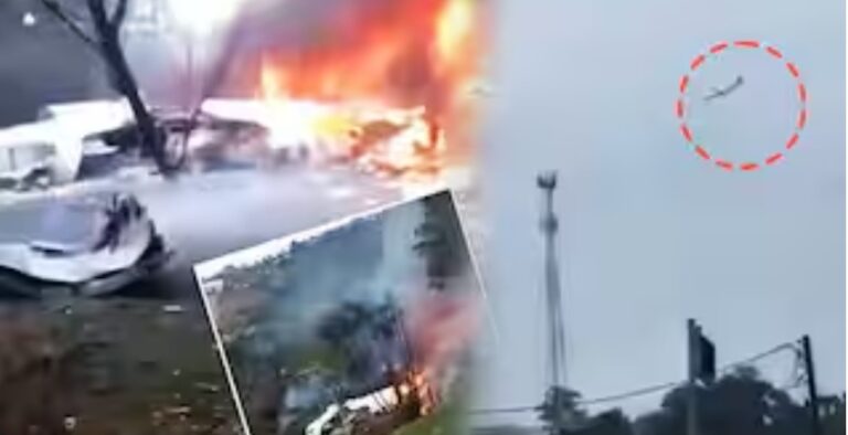 ब्राजील में प्लेन क्रैश, 62 की मौत… साओ पाउलो के विन्हेडो शहर की घटना