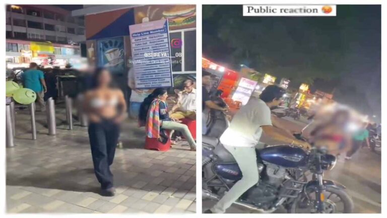 इंदौर में युवती ने अश्लील कपड़े पहनकर बनाई रील, विरोध करने वालों को दी चुनौती
