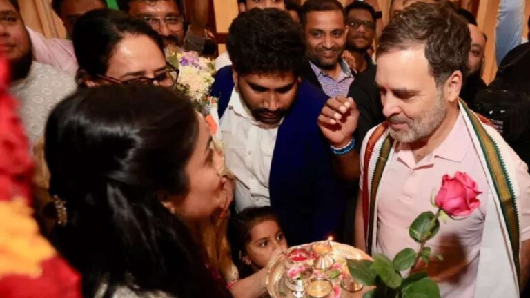 राहुल गांधी के अमेरिका में दिए बयान पर भड़की बीजेपी, कहा- ‘खाते भारत का, बजाते विदेश का’