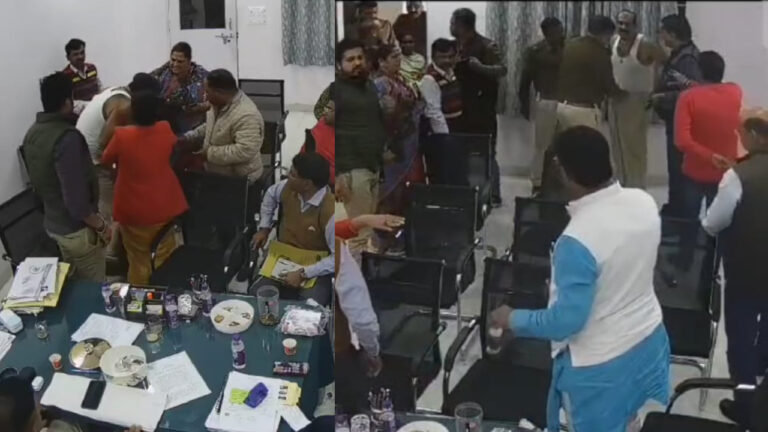 बीजेपी नेता ने वर्दी उतारने की धमकी दी, ASI ने टीआई के सामने वर्दी फाड़ी