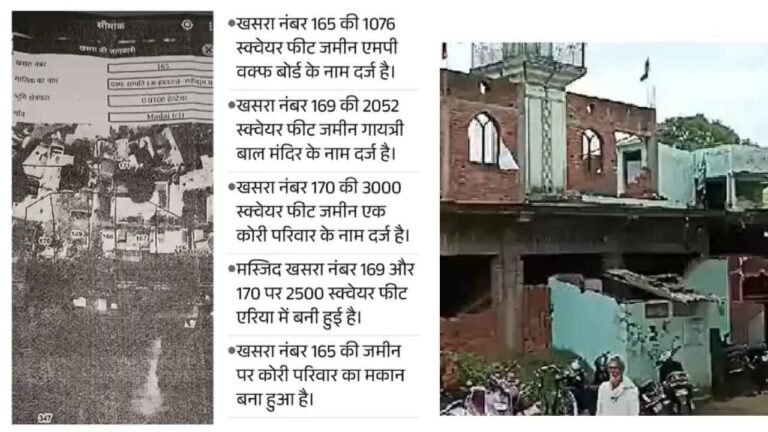 जिस जगह मस्जिद वो मंदिर की जमीन पर बनी, कमेटी ने एक प्लॉट भी घेरा