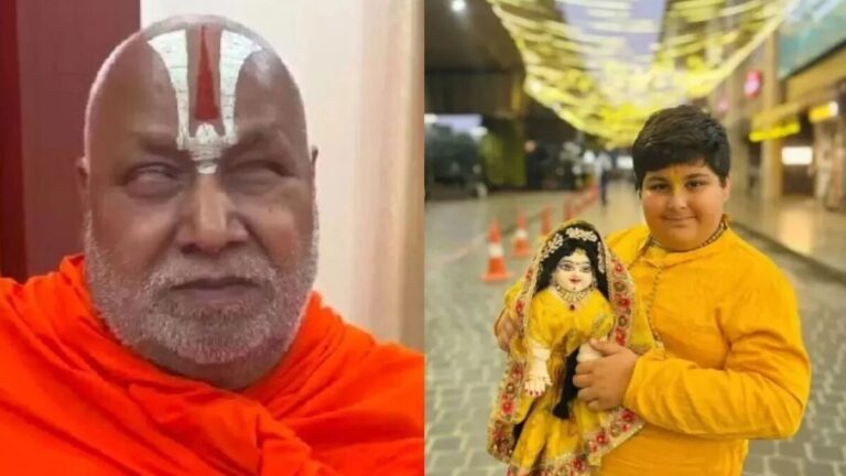 संत रामभद्राचार्य ने अभिनव अरोड़ा को लगाई फटकार, फिर कही ये बात