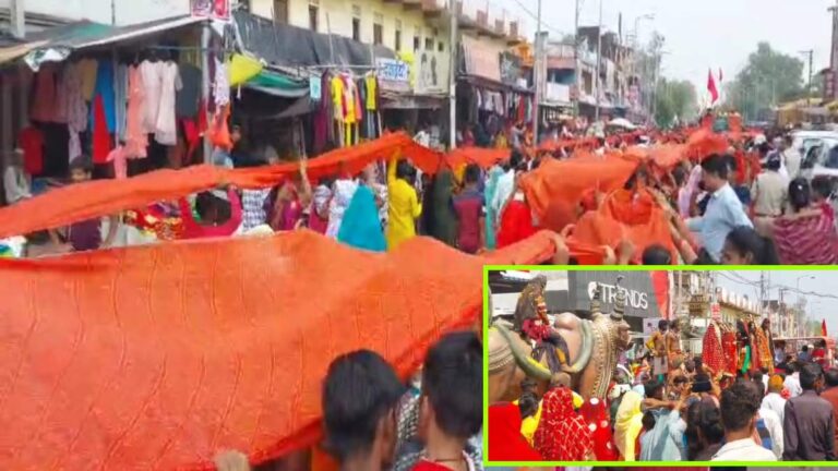 18 किमी लंबी विश्व की सबसे बड़ी चुनरी यात्रा, विश्व रिकॉर्ड में दर्ज कराने का दावा