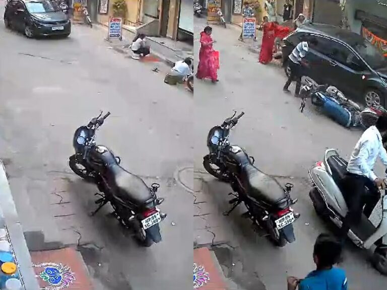 घर के बाहर रंगोली बना रही 2 लड़कियों को तेज रफ्तार कार ने कुचला