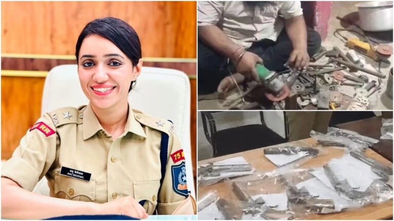 लेडी सिंघम का बड़ा एक्शन, अवैध हथियार फैक्ट्रियों का पर्दाफाश, 7 आरोपी गिरफ्तार