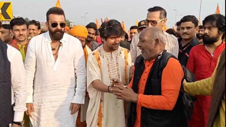 धीरेंद्र शास्त्री की सनातन हिंदू एकता यात्रा में संजय दत्त और रेसलर खली का समर्थन