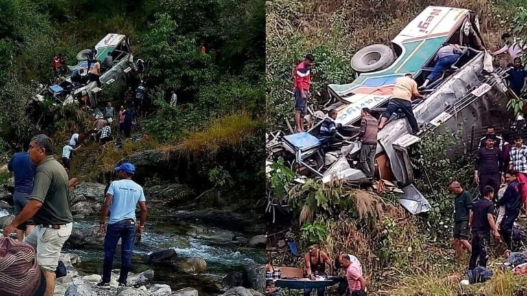 यात्रियों से भरी बस खाई में गिरी, मच गई चीख-पुकार, इतनों की मौत