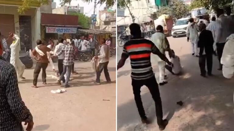 मुरैना पति-पत्नी के झगड़े में सड़क पर बवाल, लाठीचार्ज में 8 घायल