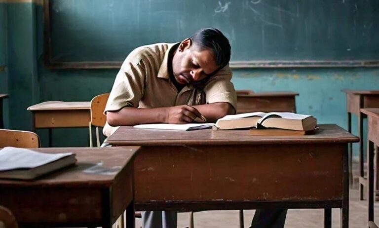 नशे में धुत मास्टर सरकारी स्कूल के प्रिंसिपल के सामने पहुंचे, मचा हड़कंप