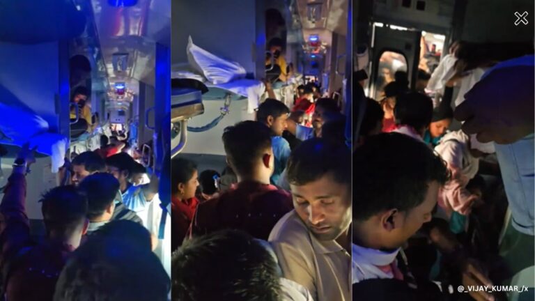 महाकुंभ की भीड़ में बुरे फंसे यात्री, ट्रेन के AC-स्लीपर कोच में हालत खराब