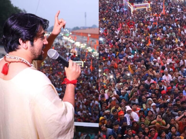 बागेश्वर धाम में नए साल पर उमड़ी लाखों की भीड़, पंडित शास्त्री ने किए तीन संकल्प