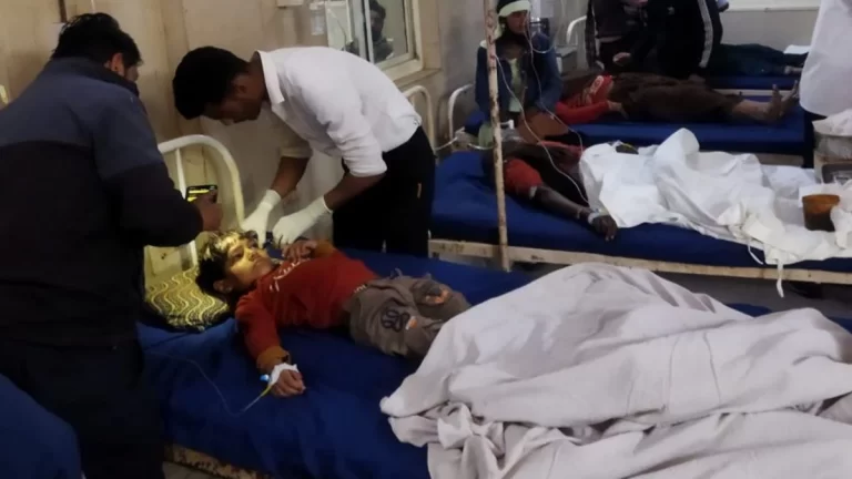मेले जा रही ट्रैक्टर-ट्राली पलटी, दो की मौत, 35 घायल