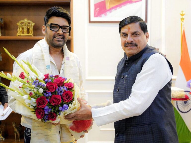 शूटिंग के लिए भोपाल पहुंचे कपिल शर्मा, CM मोहन यादव से की मुलाकात