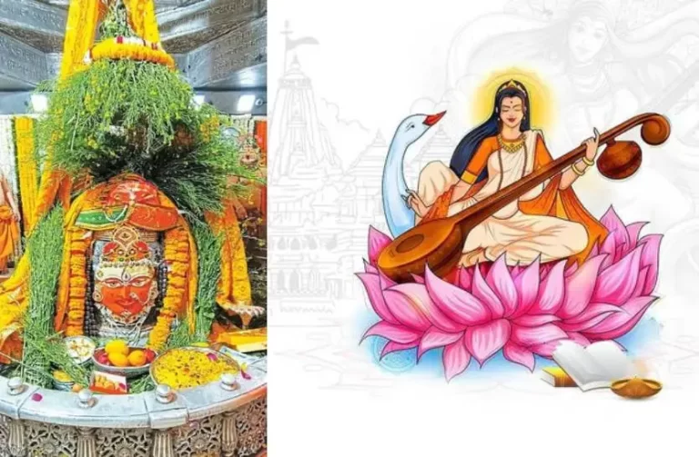 महाकाल मंदिर में वसंतोत्सव, भस्म आरती में चढ़ाई गई सरसों