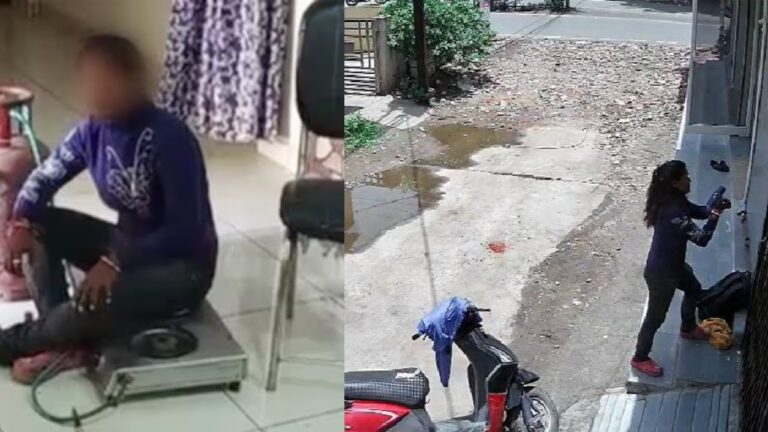 MP News: हथौड़ा लेकर पहुंची महिला और चूल्हे पर बैठकर दे दी आग लगाने की धमकी! महिला ने पार कर दी सारी हदें