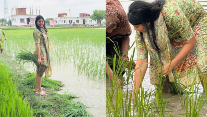खेतों में काम करती दिखीं सांसद! Priya Saroj का गांवों से जुड़ाव, PDA पर गांववालियों से खुली बातचीत