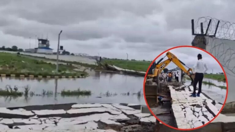 Madhya Pradesh News: पहली ही बारिश में ढही 500 करोड़ की लागत, रीवा एयरपोर्ट बना सवालों के घेरे में