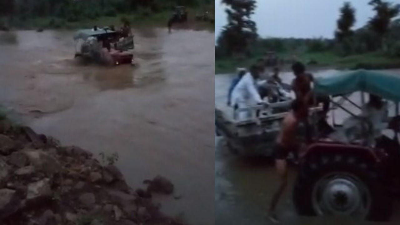 MP News: 8 साल से नहीं बना पुल, करई नदी पार कर जान जोखिम में डाल रहे हैं 15 गांवों के लोग