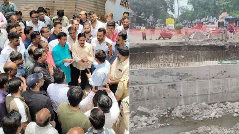 मालवा मिल-पाटनीपुरा ब्रिज हादसे के बाद व्यापारियों में आक्रोश! अधूरे पुल निर्माण से टूटे व्यापारियों के सपने, सड़क बंदी ने बढ़ाई मुश्किलें