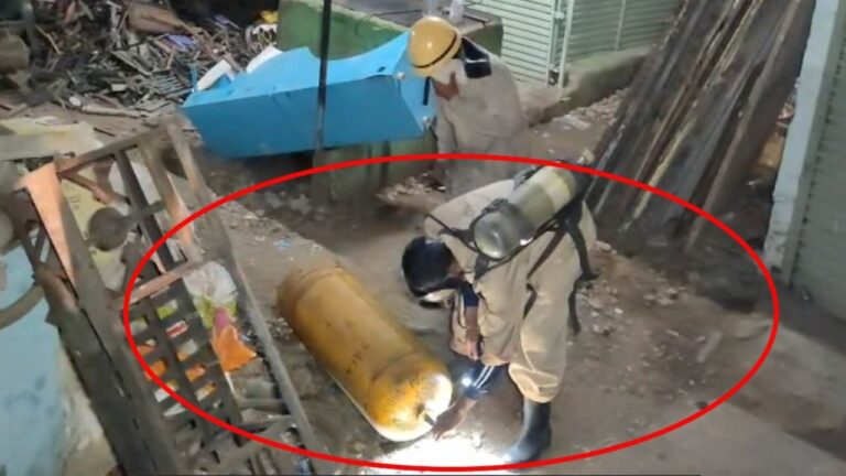 MP News: इंदौर में कबाड़ की दुकान में सिलेंडर फटा, अमोनिया गैस रिसाव से लोगों में अफरा-तफरी